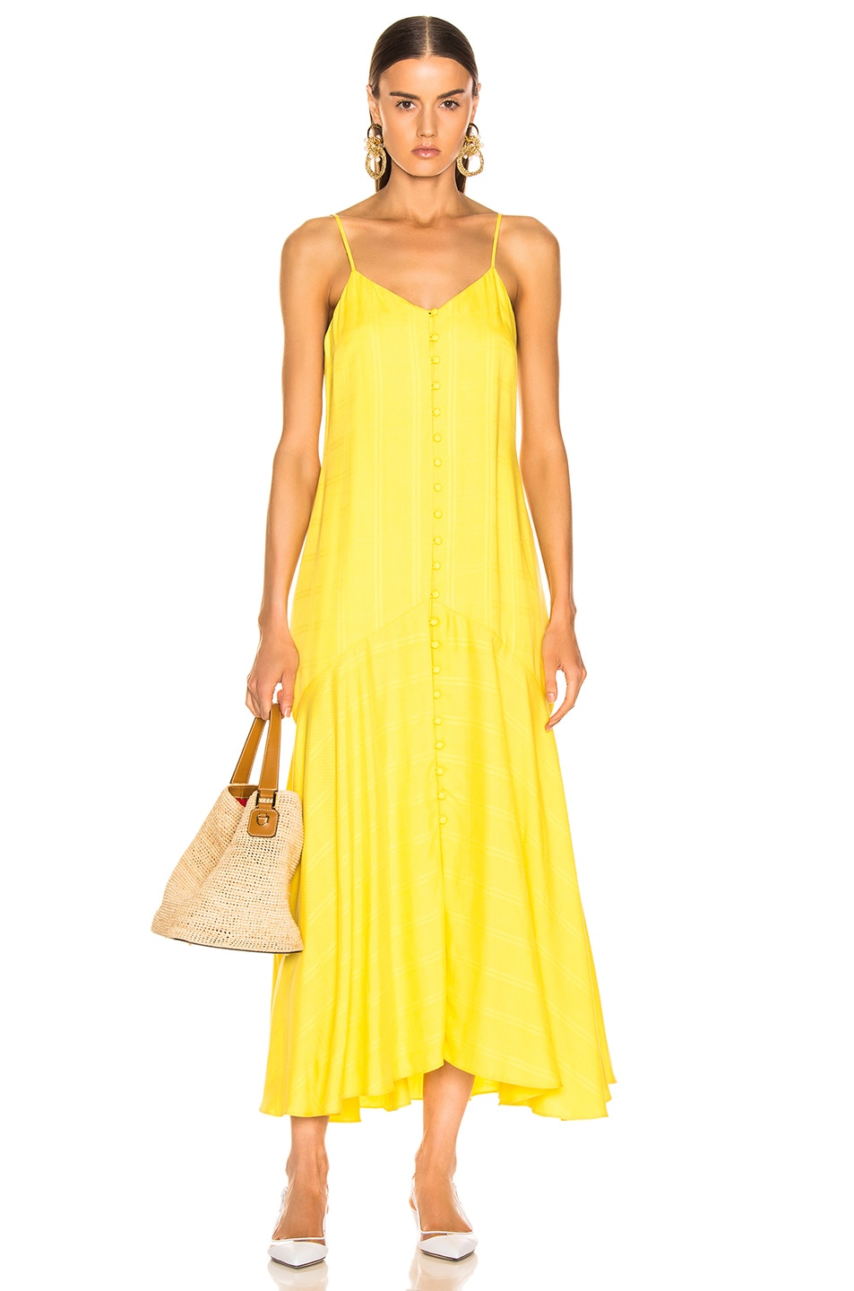 Image 1 of Mara Hoffman Diana Dress in Yellow