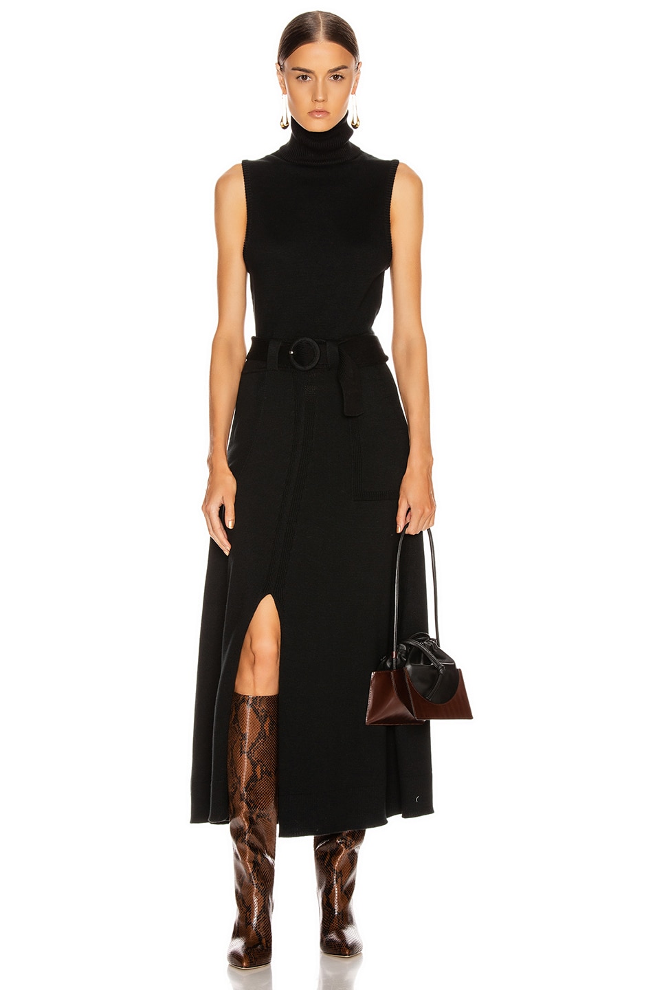 Image 1 of Mara Hoffman Sleeveless Dress in Black