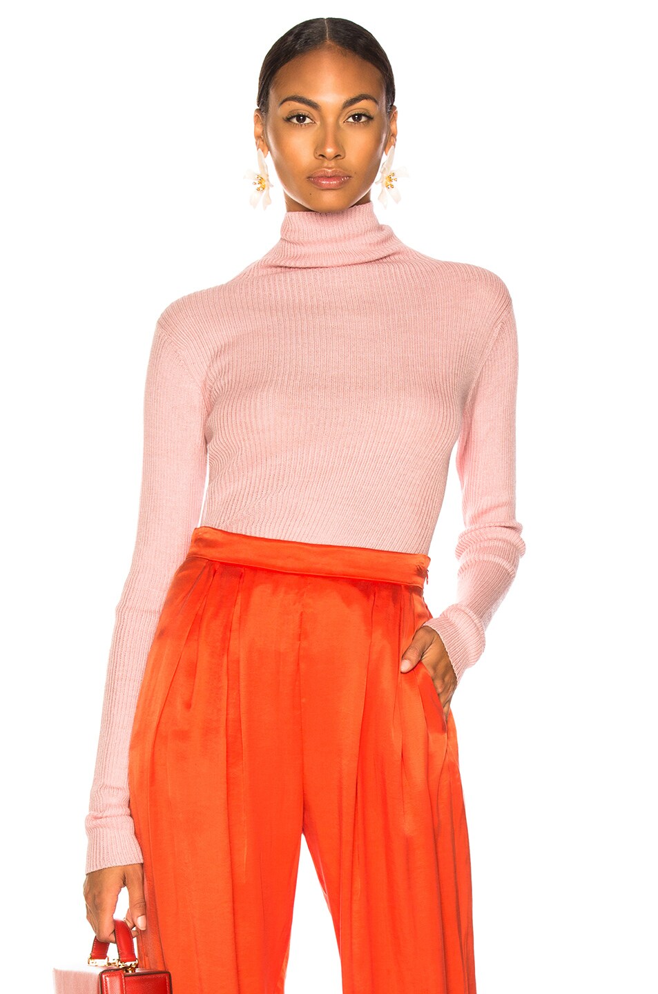 Image 1 of Mara Hoffman Ora Shirt in Pastel Pink