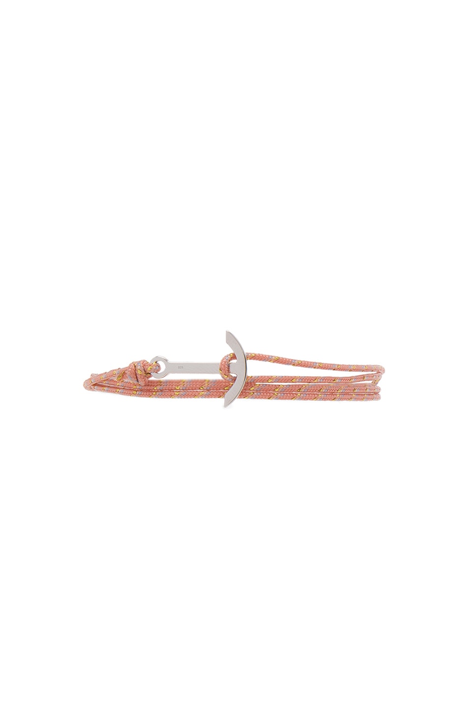 Image 1 of Miansai Mini Modern Anchor Bracelet in Pink