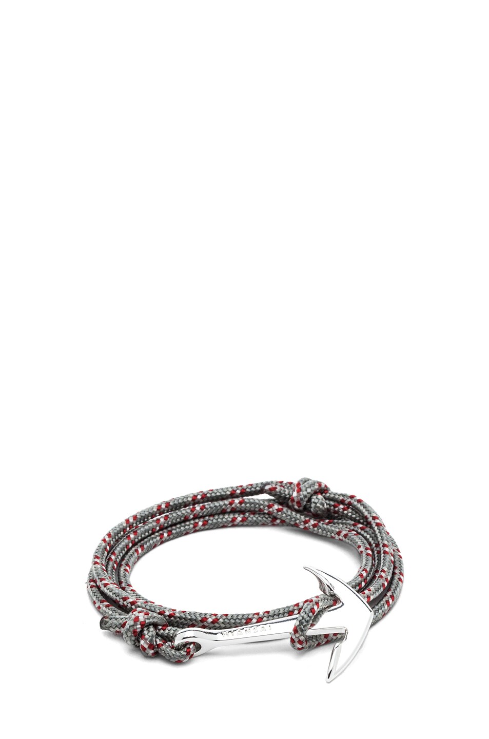 Image 1 of Miansai Anchor Rope Bracelet in Grey& Silver