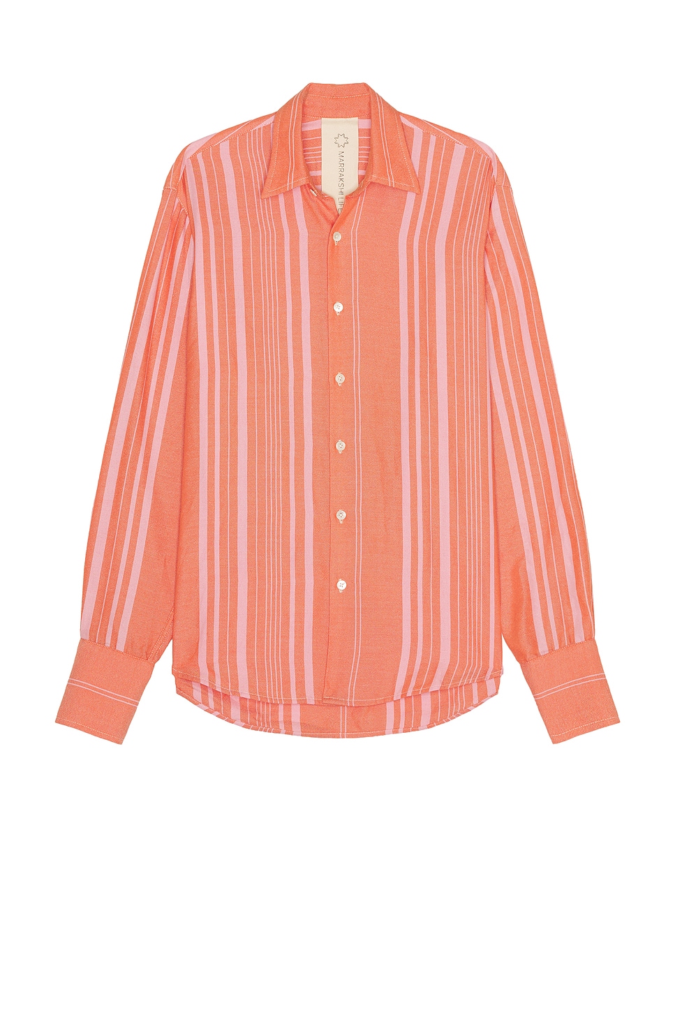 for FWRD French Cuff Striped Cotton Shirt
