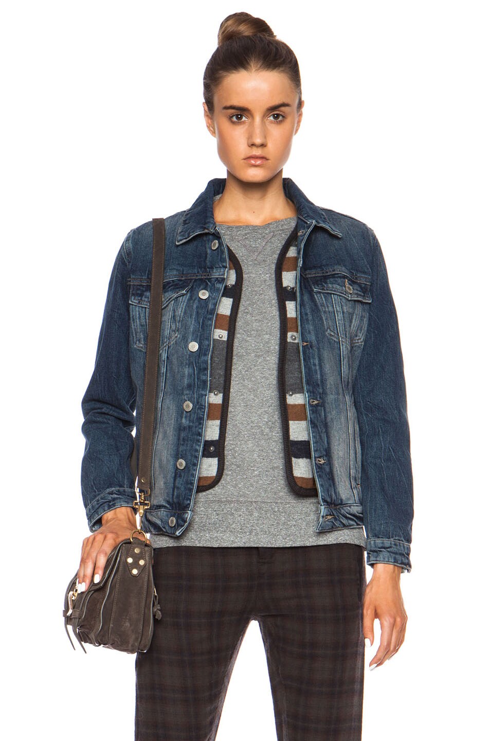 Image 1 of M.i.h Jeans Denim Jacket in Pure