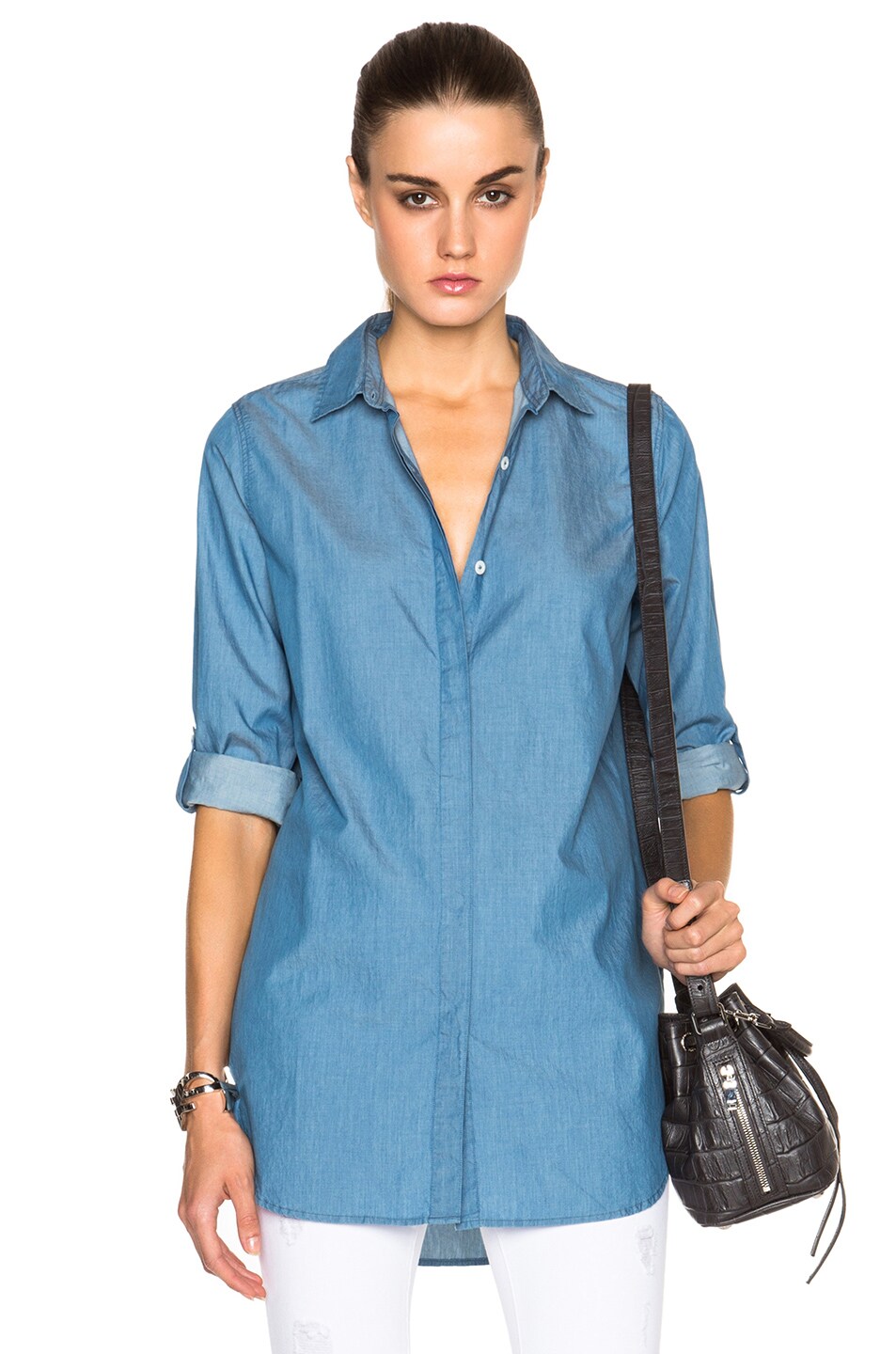 Image 1 of M.i.h Jeans Simple Top in Gelly Blue