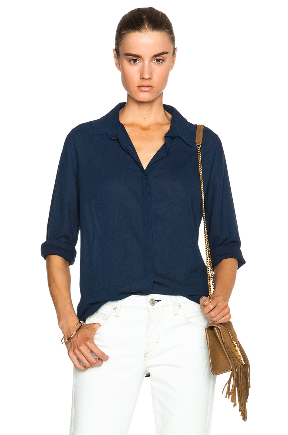 Image 1 of M.i.h Jeans Oversized Top in Indigo