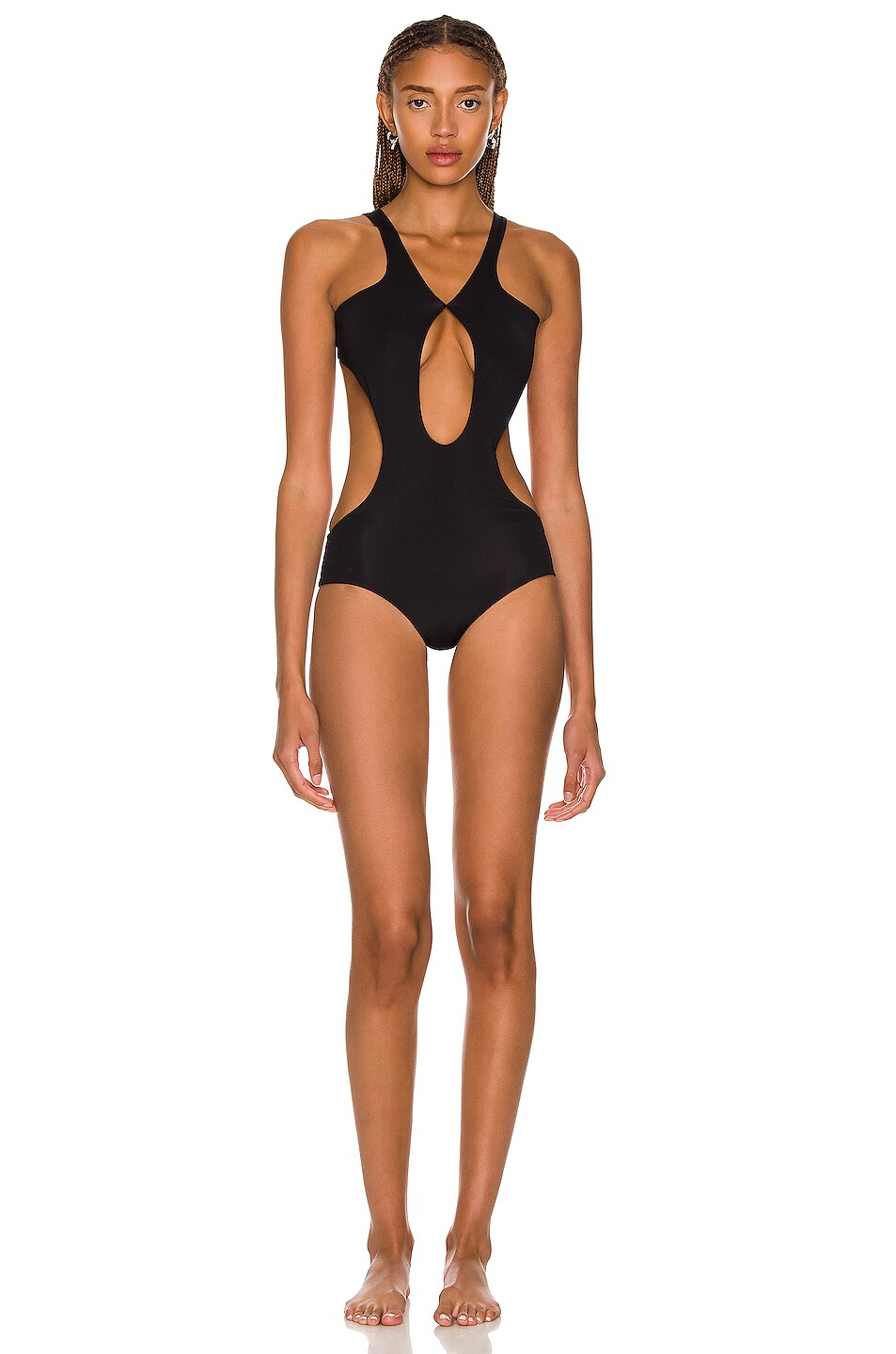 Image 1 of MAXIMILIAN DAVIS Streamline Swimsuit in Black
