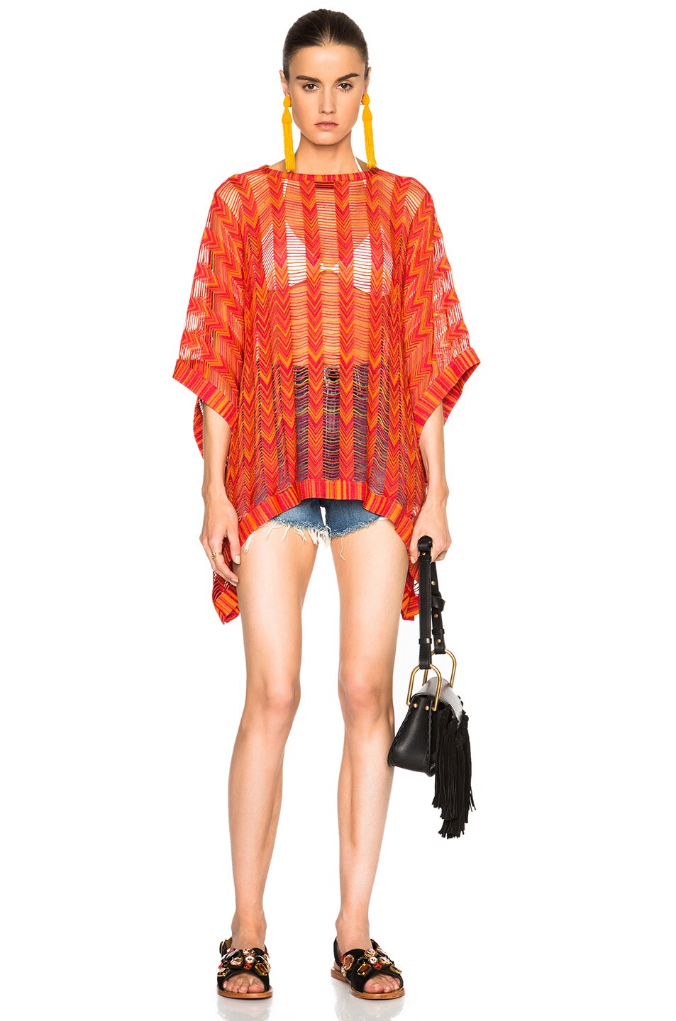 Image 1 of Missoni Mare Poncho in Red