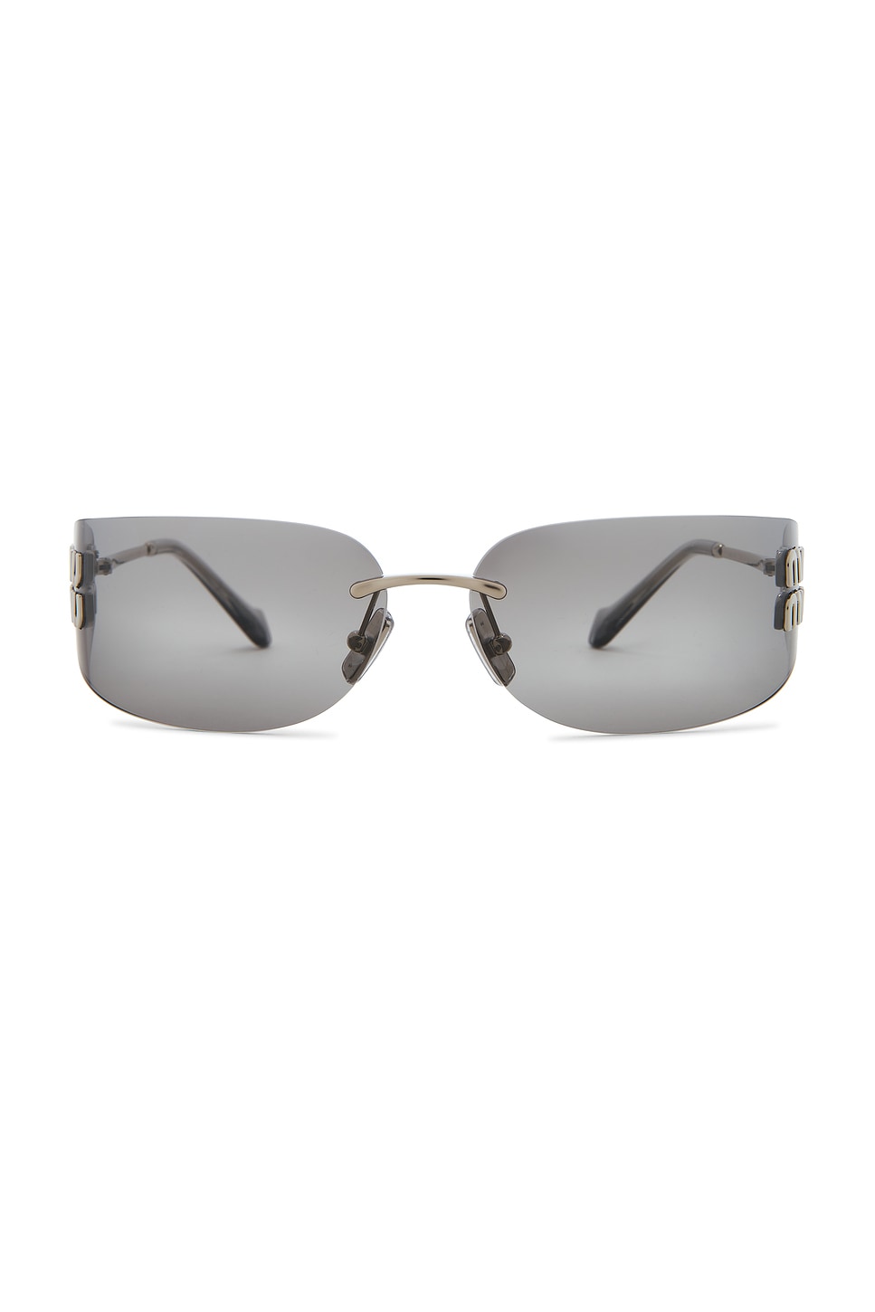 Miu Miu Rectangle Fashion Show Sunglasses | Thumbnail 4 Miu Miu Rectangle Fashion Show Sunglasses | Thumbnail 4