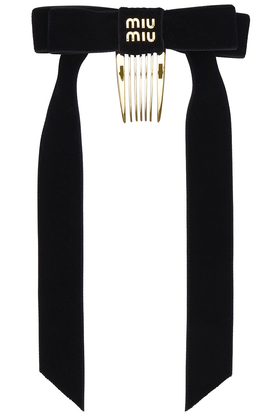 Velluto Hair Bow in Black