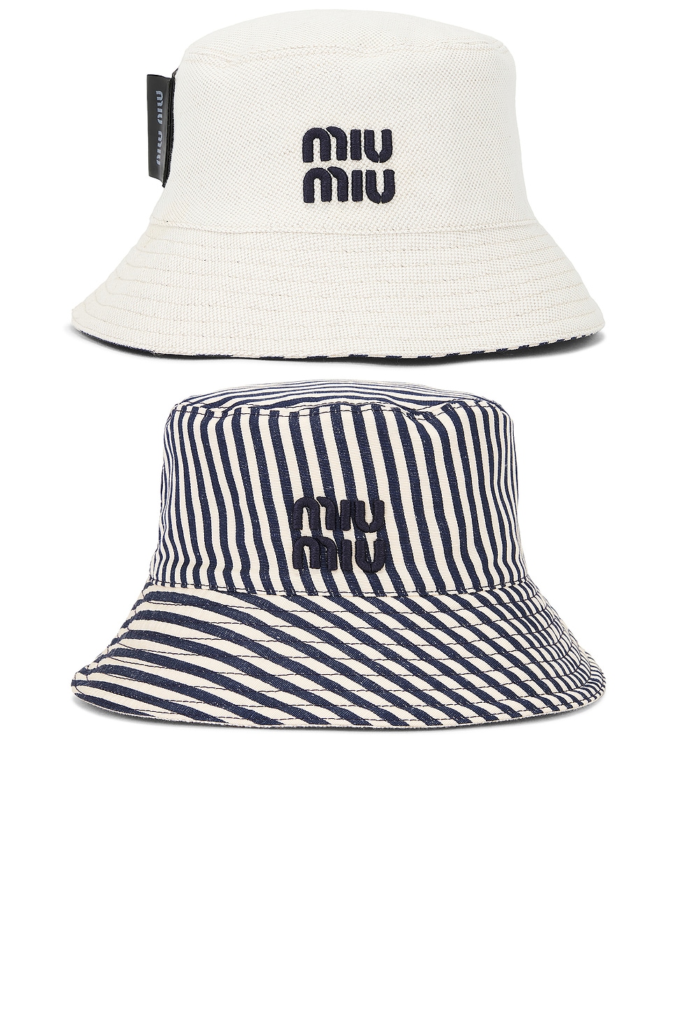 Miu Miu Reversible Bucket Hat Set