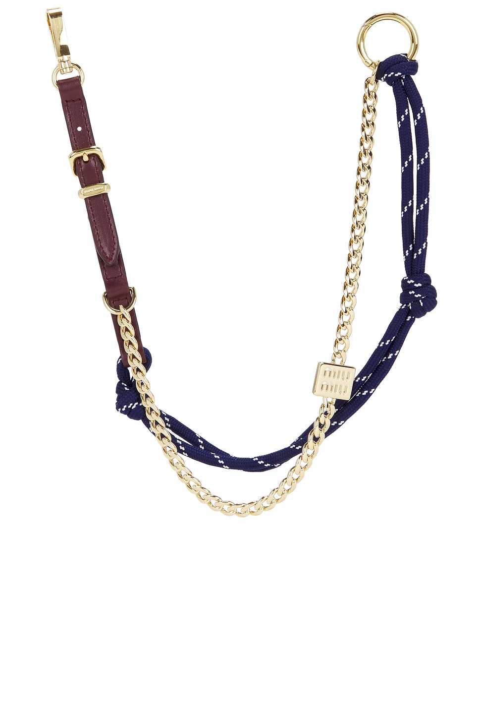 Miu Miu Soft Calf Nastro Charm