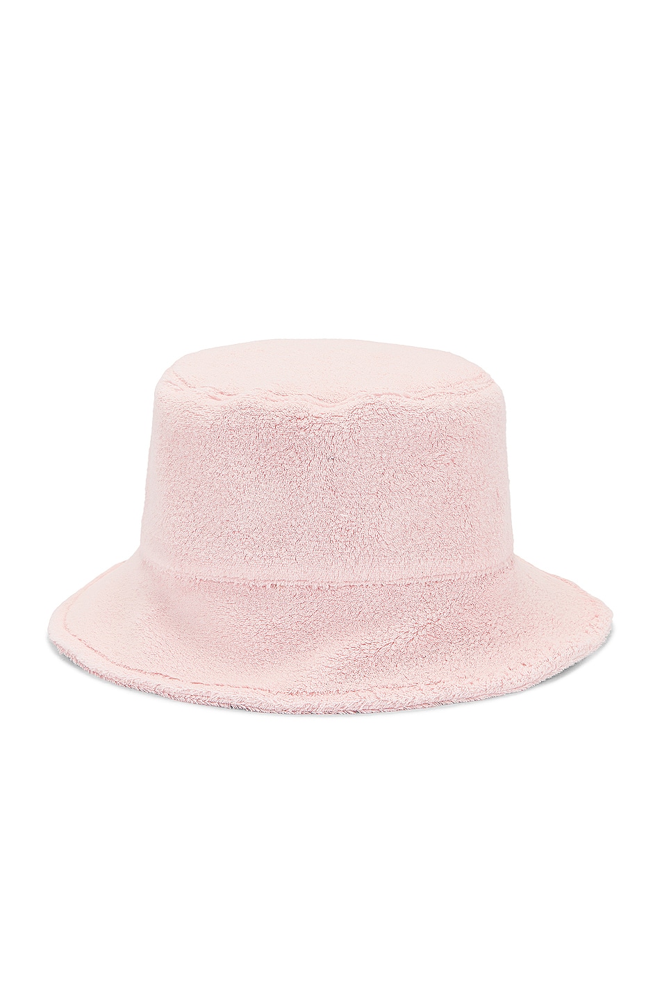 Terrycloth Bucket Hat in Pink