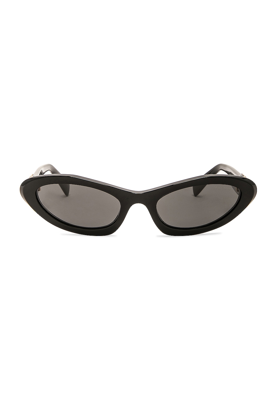 Oval Sunglasses in Black