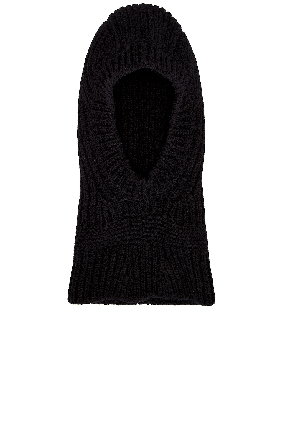 Knit Balaclava in Black