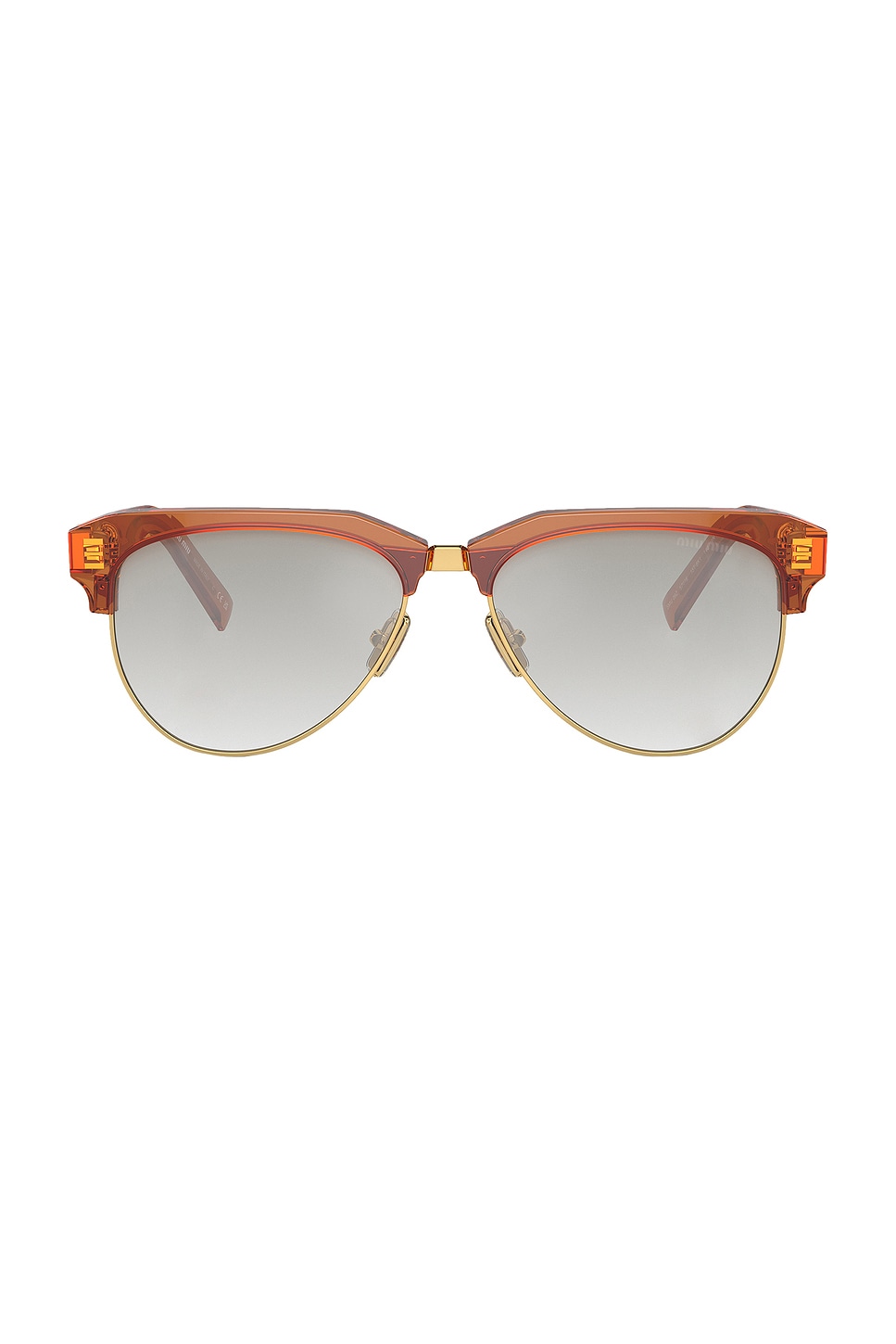 Aviator Sunglasses in Peach