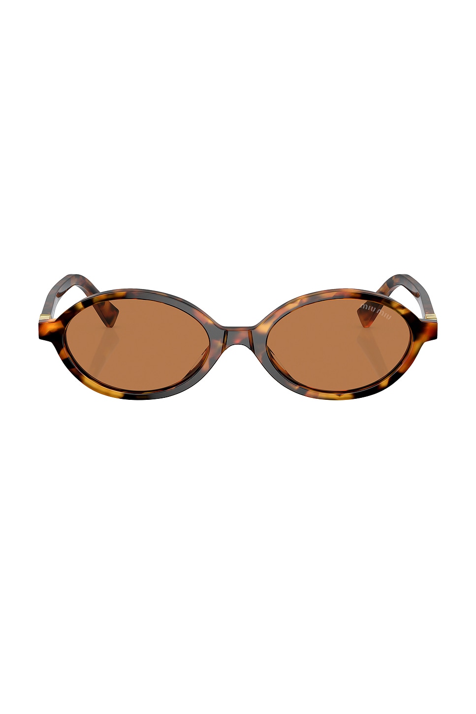 Oval Sunglasses in Brown