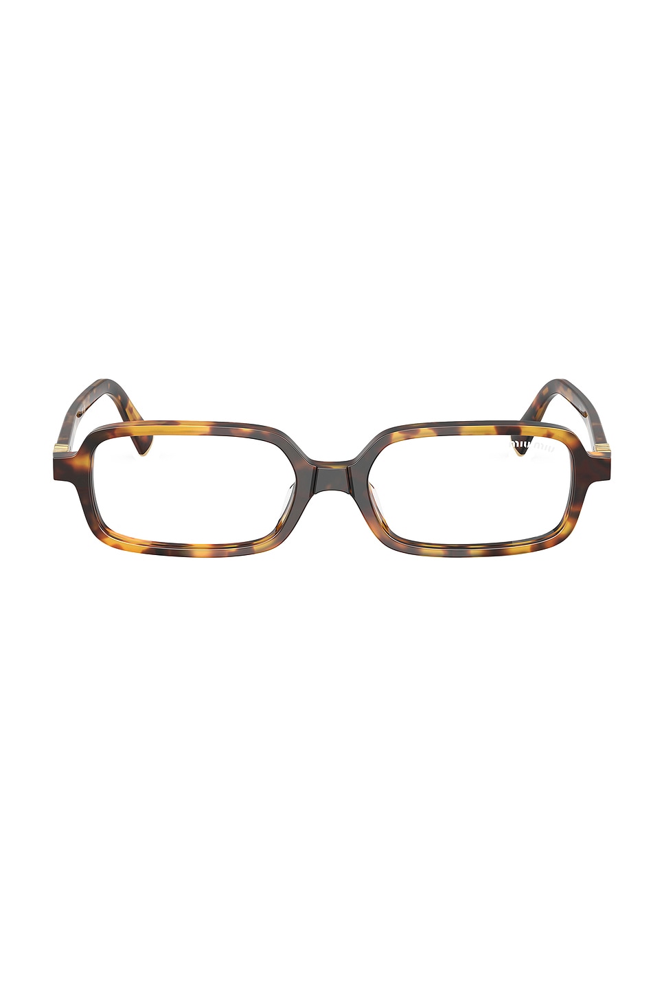 Rectangular Eyeglasses in Brown