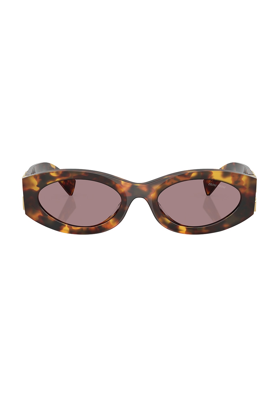 Oval Sunglasses in Brown