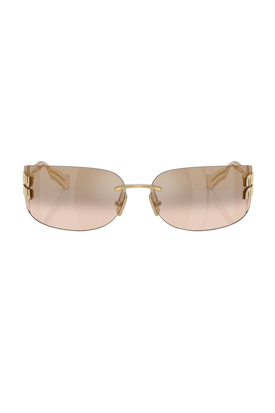 MIU MIU RECTANGULAR SUNGLASSES