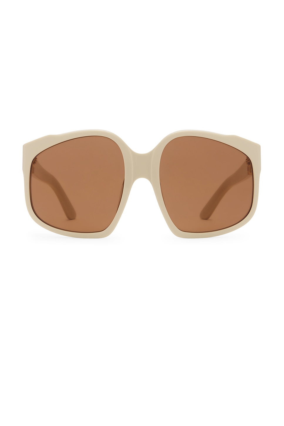 Square Sunglasses in Cream