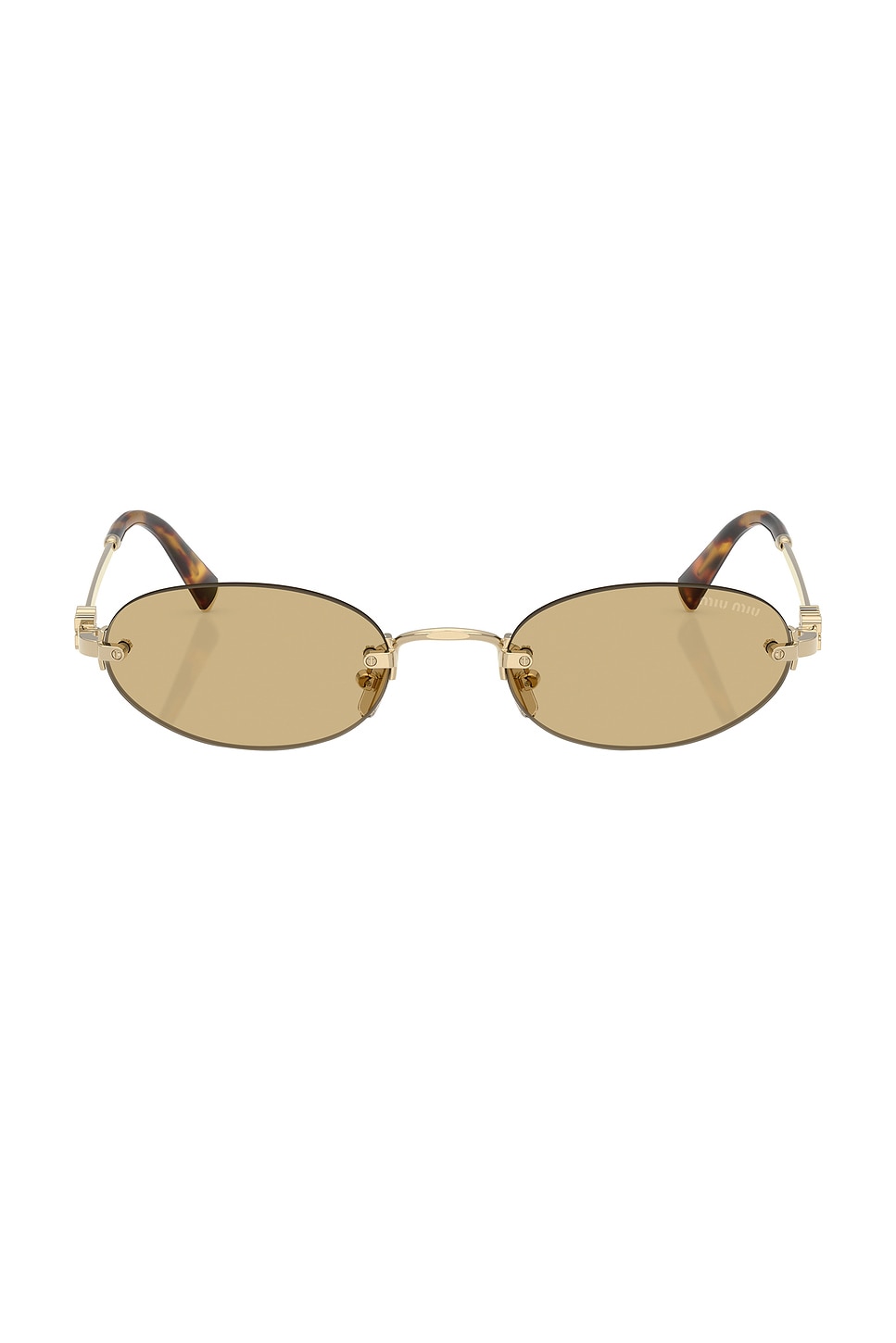 Miu Miu Eyewear Oval Frame Sunglasses