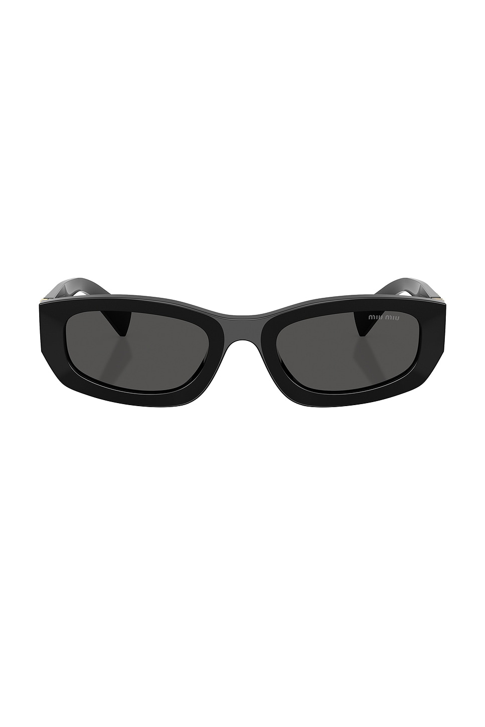 Miu Miu 0mu B04s Miu Glimpse 16k08z Nero Sunglasses In Black