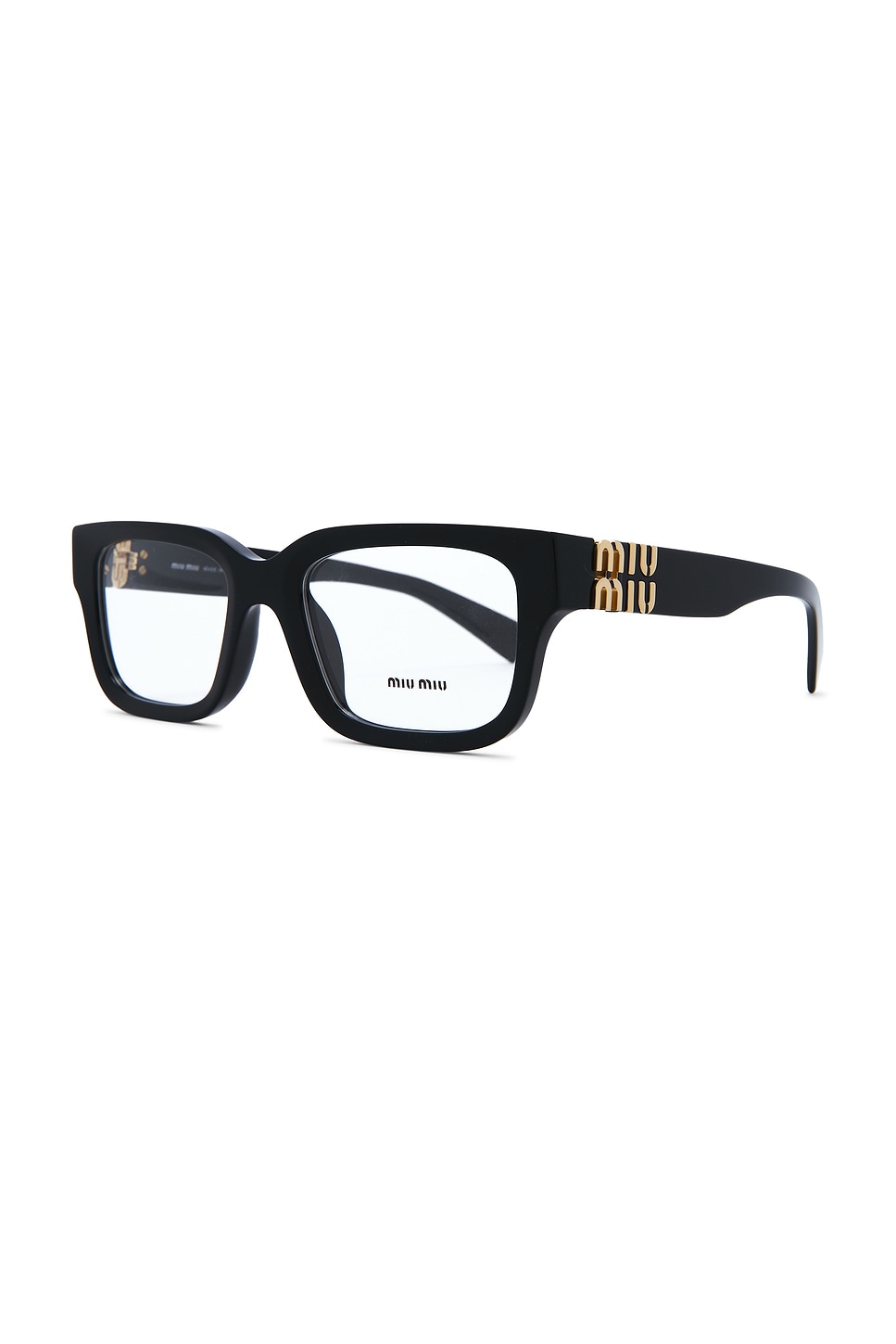 Miu Miu Square-frame Glasses In Black