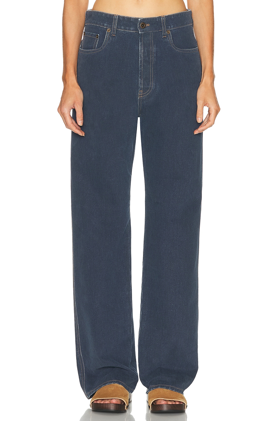 Miu Miu Wide Leg In Blue