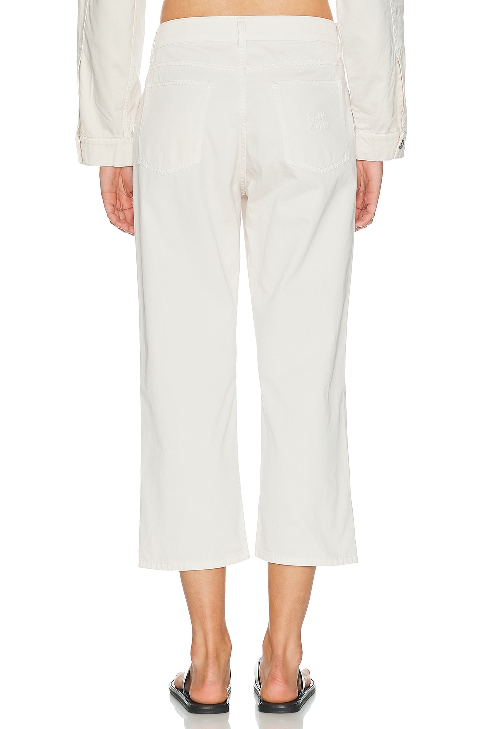 Miu Miu Cropped Flare Leg | Thumbnail 4