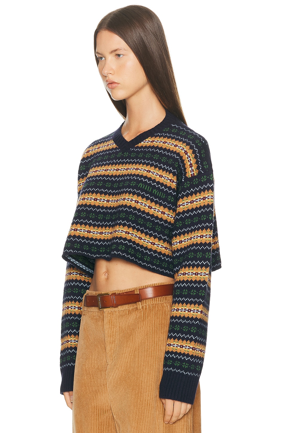 Miu Miu Wool Fairisle Sweater