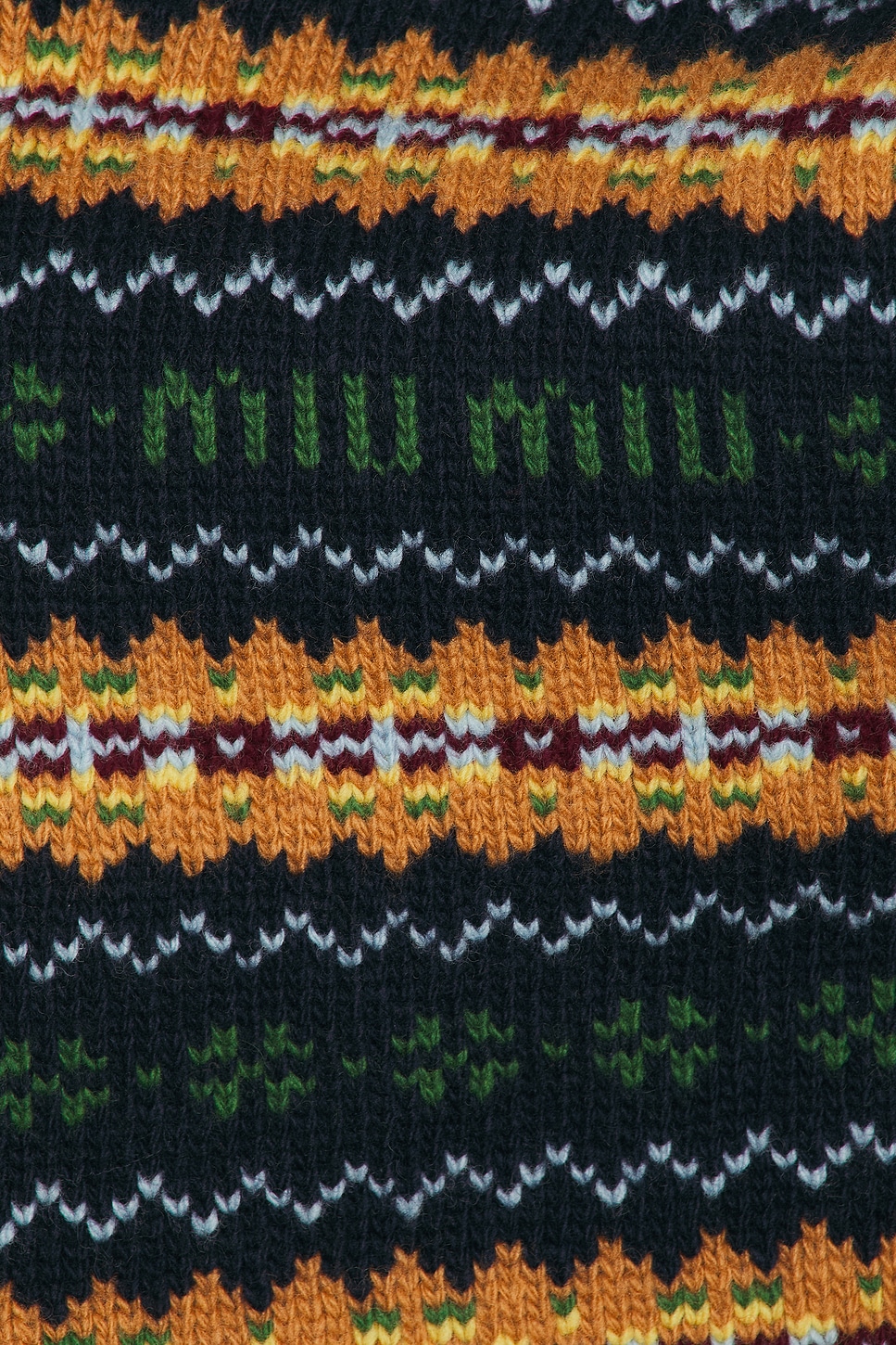 Miu Miu Wool Fairisle Sweater