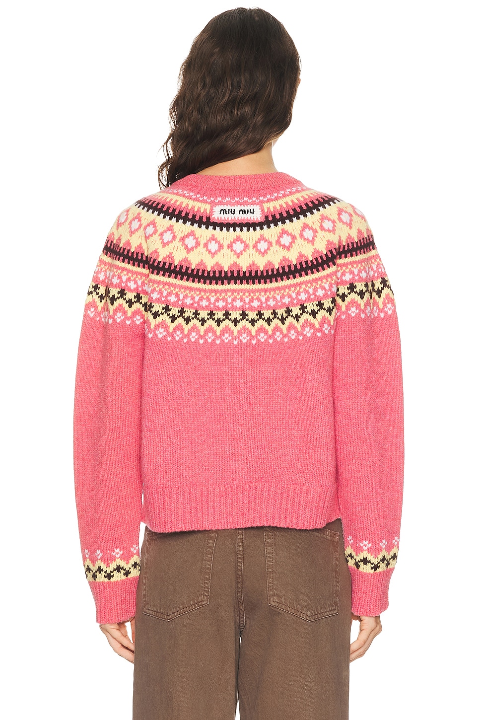 Miu Miu Wool Fairisle Sweater | Thumbnail 3