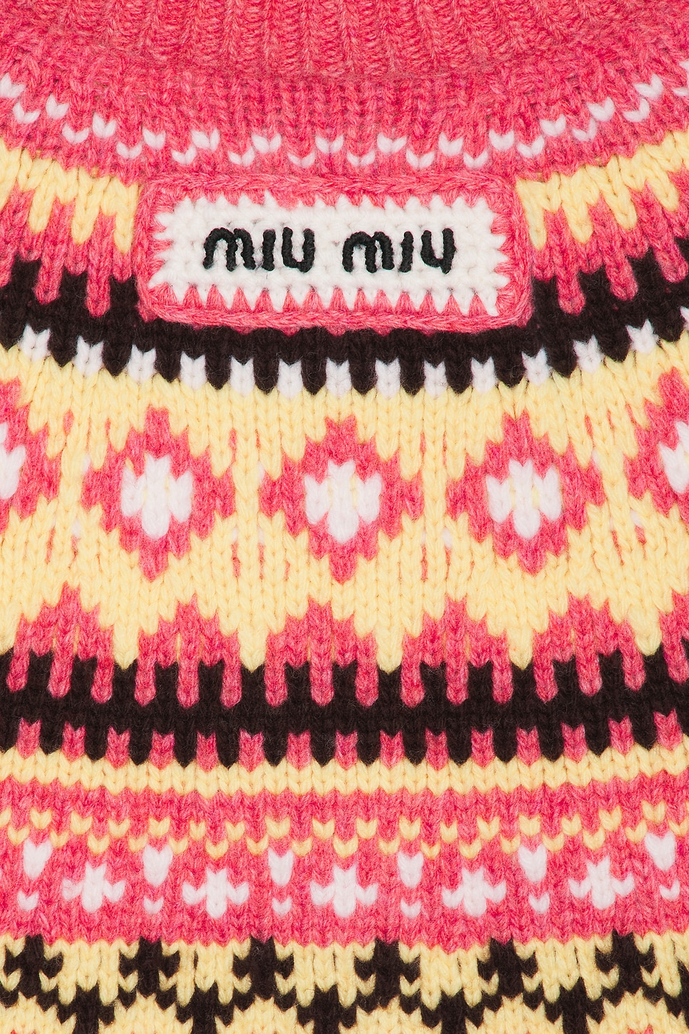 Miu Miu Wool Fairisle Sweater | Thumbnail 5