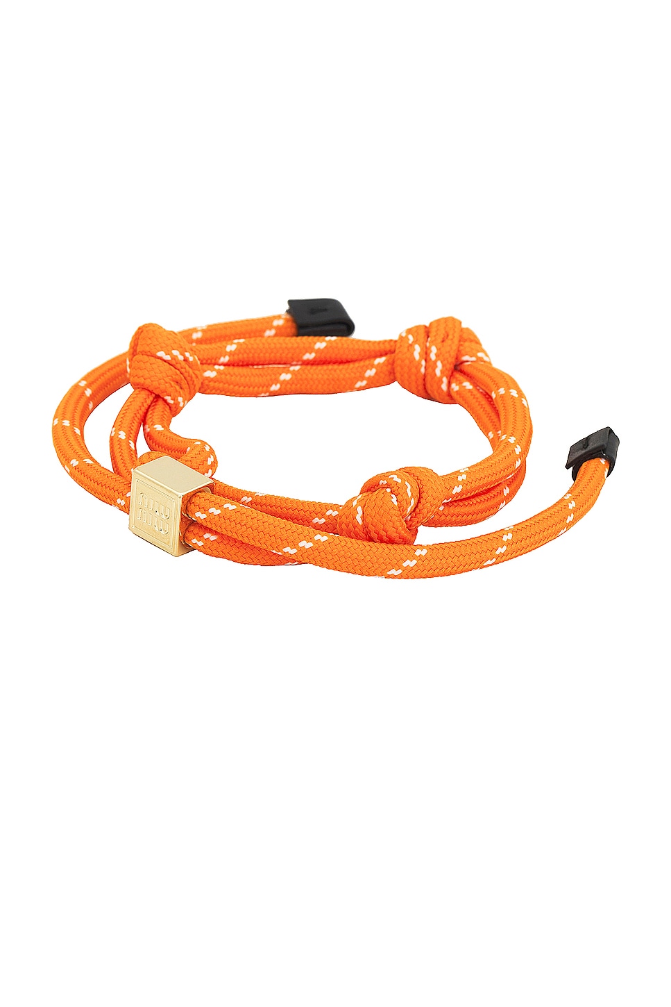 Image 1 of Miu Miu Nastro Bracelet in Arancio