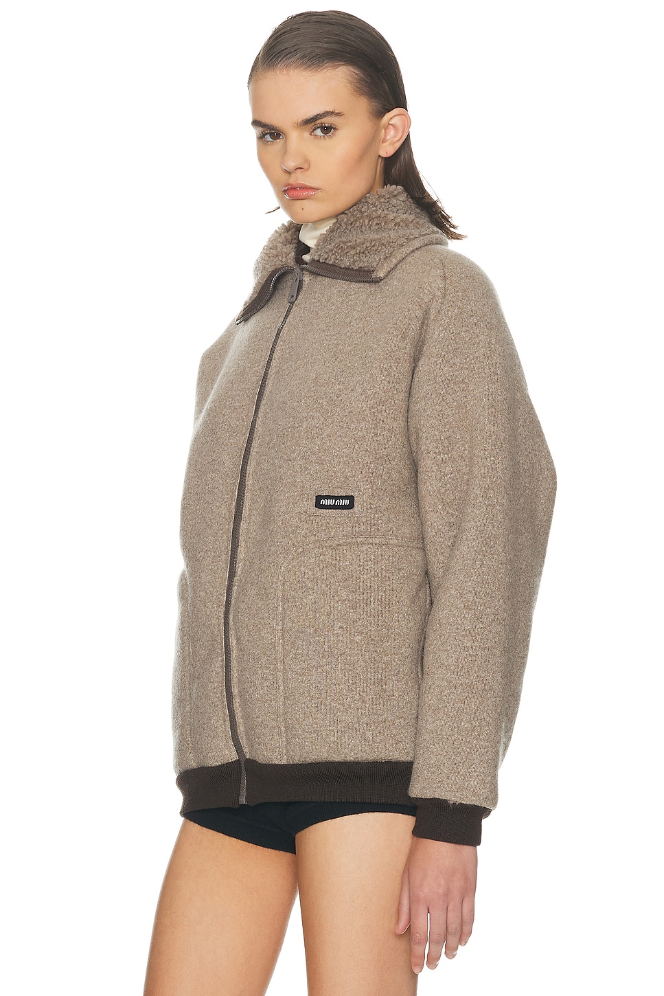Miu Miu - Zip Up Jacket | Plush