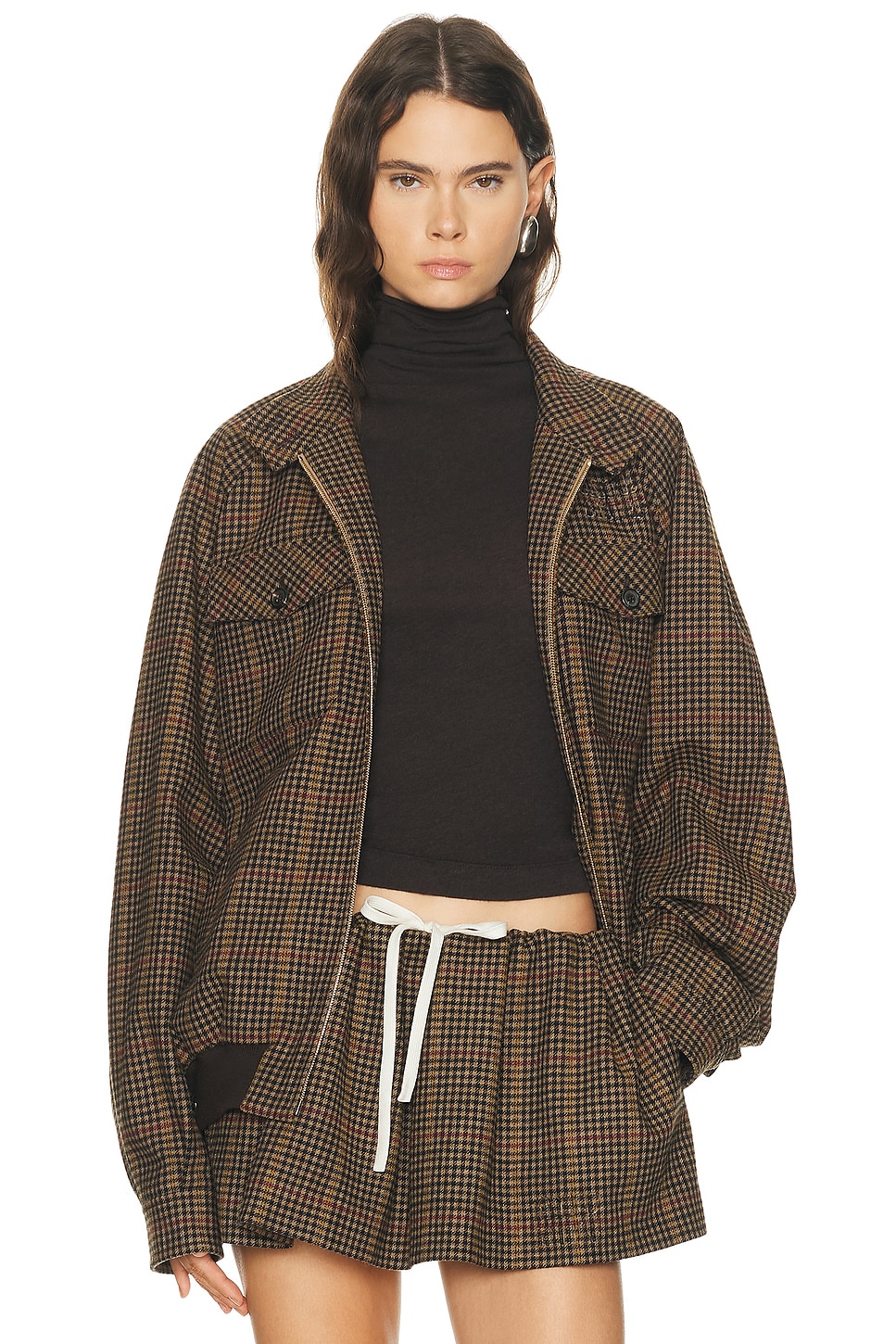 Miu Miu - Pied De Poule Jacket | Plush