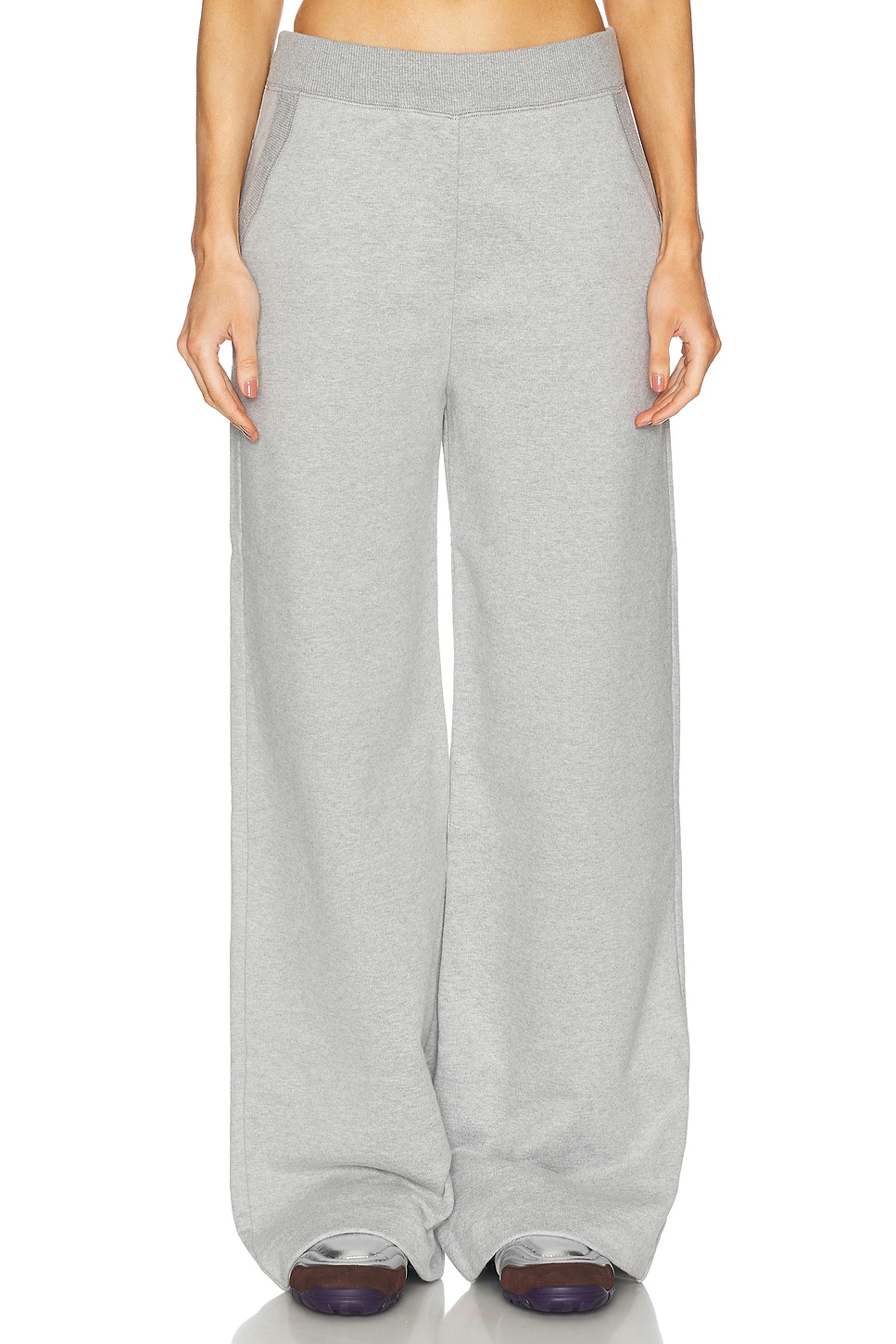 Image 1 of Miu Miu High Waisted Sweatpant in Grigio