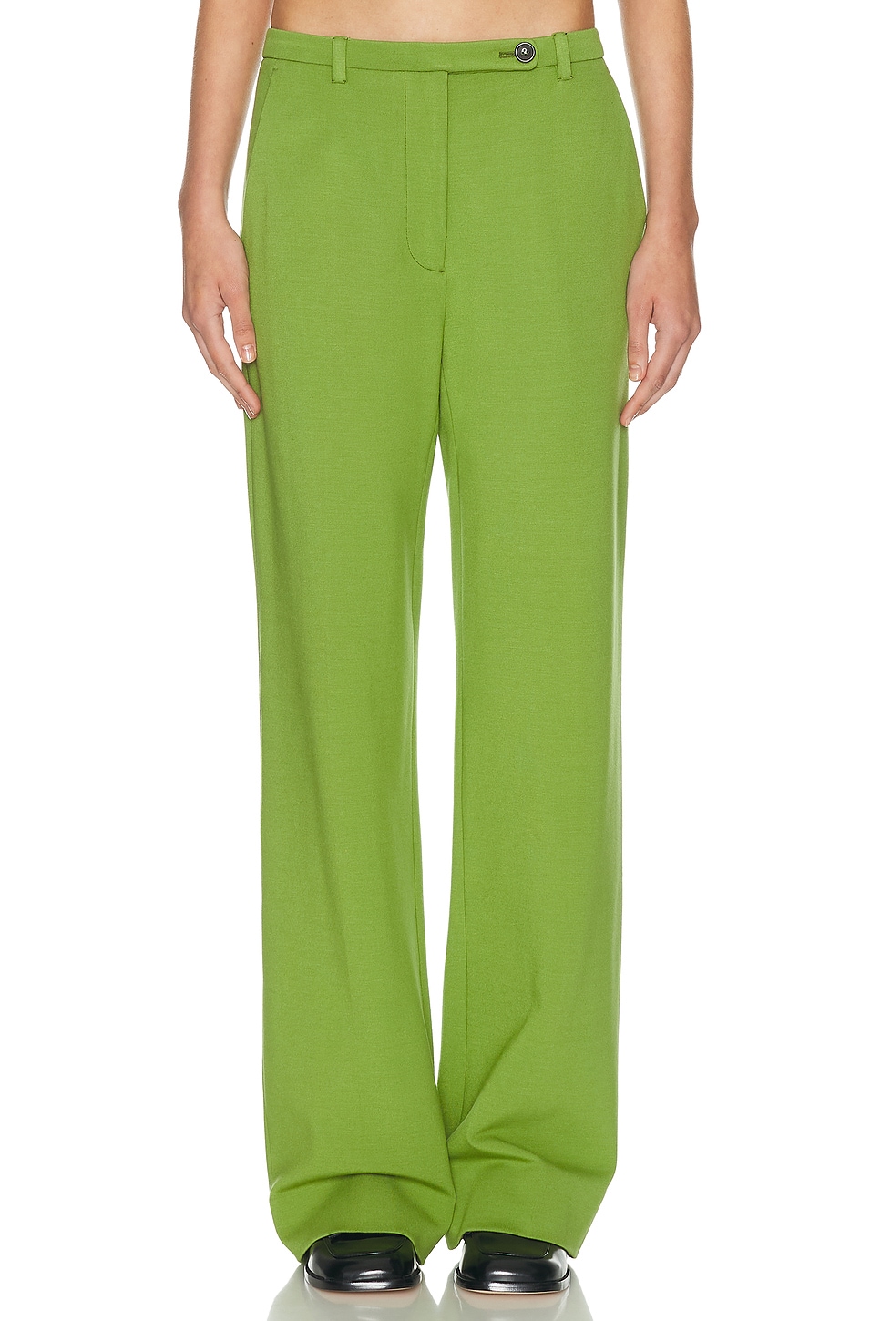 Image 1 of Miu Miu Wide Leg Trouser in Verde