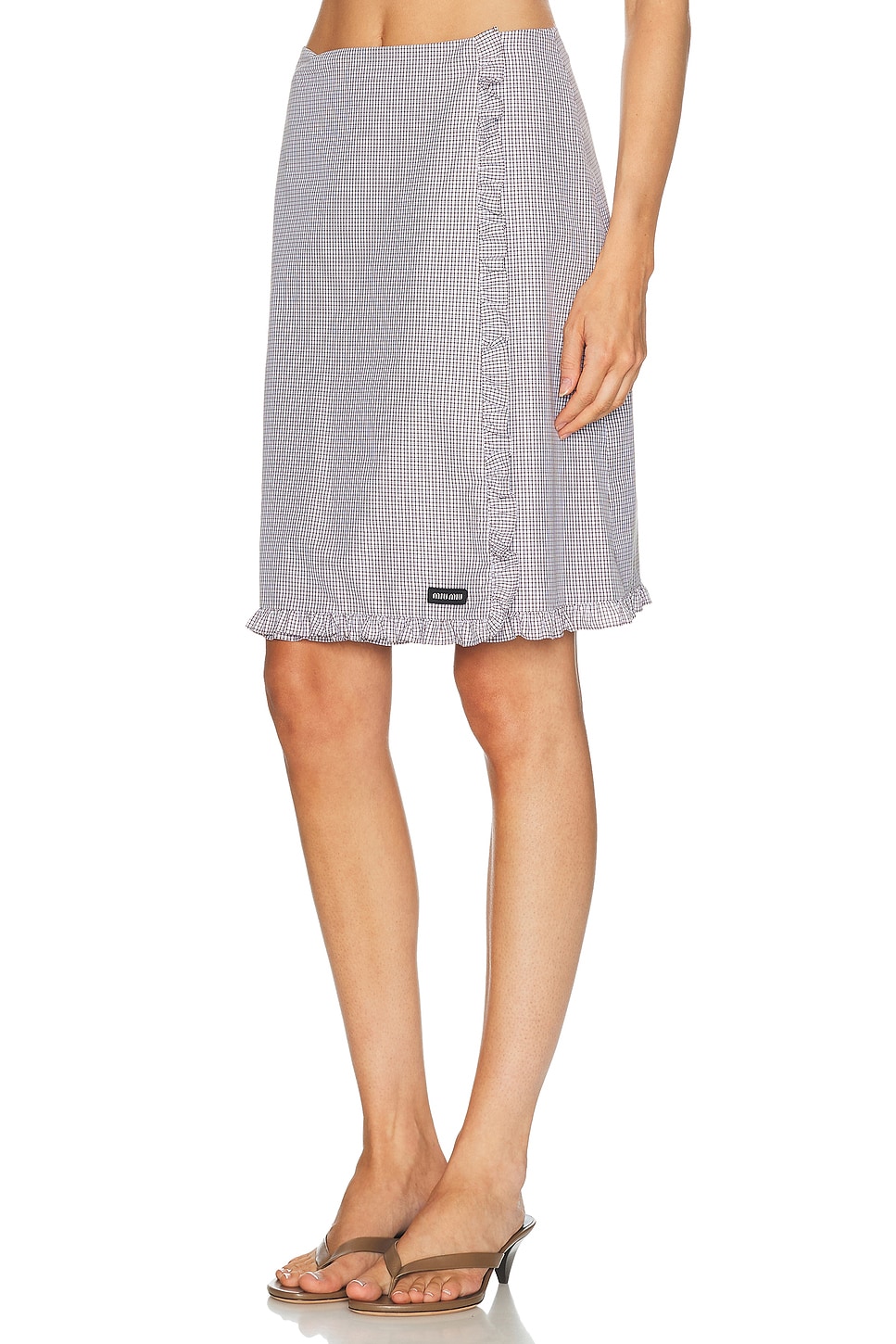 Miu Miu - Check Skirt | Plush