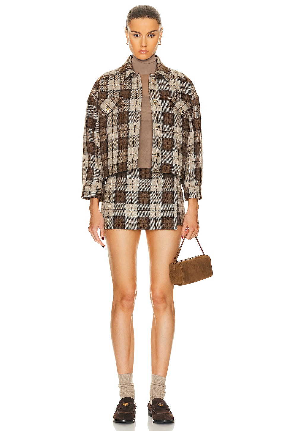 Miu Miu - Check Skirt | Plush