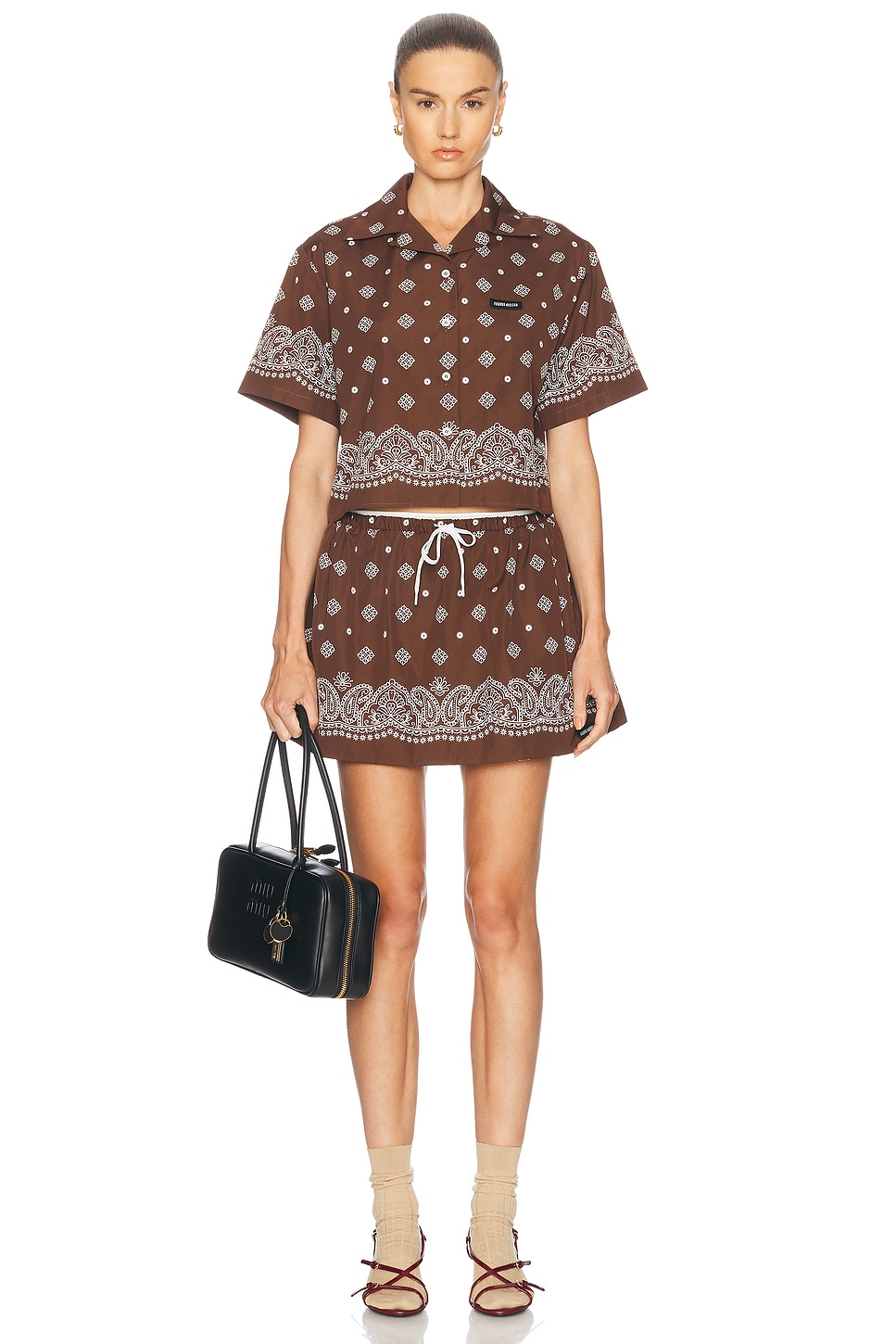 miumiu キュロット Miu Miu - Mini Skirt | Plush