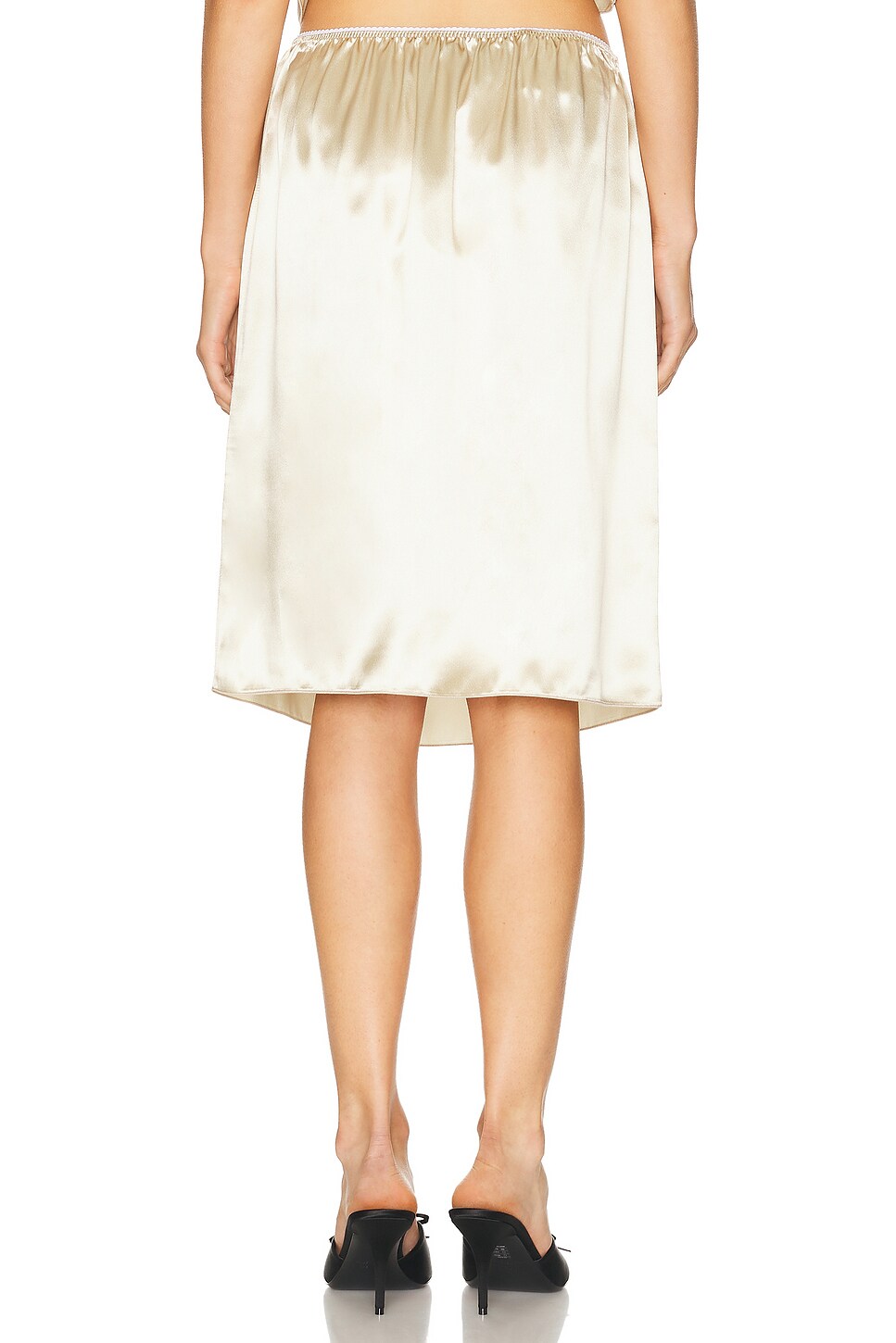 Miu Miu - Satin Skirt | Plush