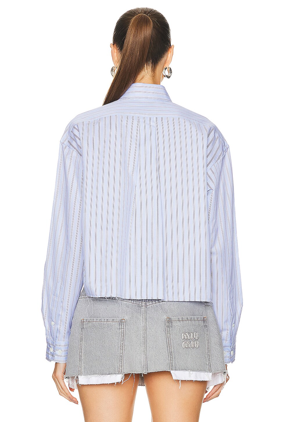 Miu Miu - Woman - Blue - Shirt main image 1