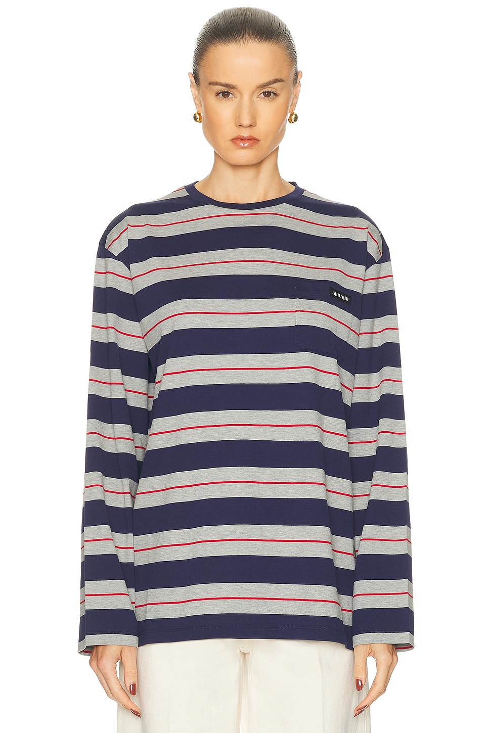 Long Sleeve T-Shirt in Navy