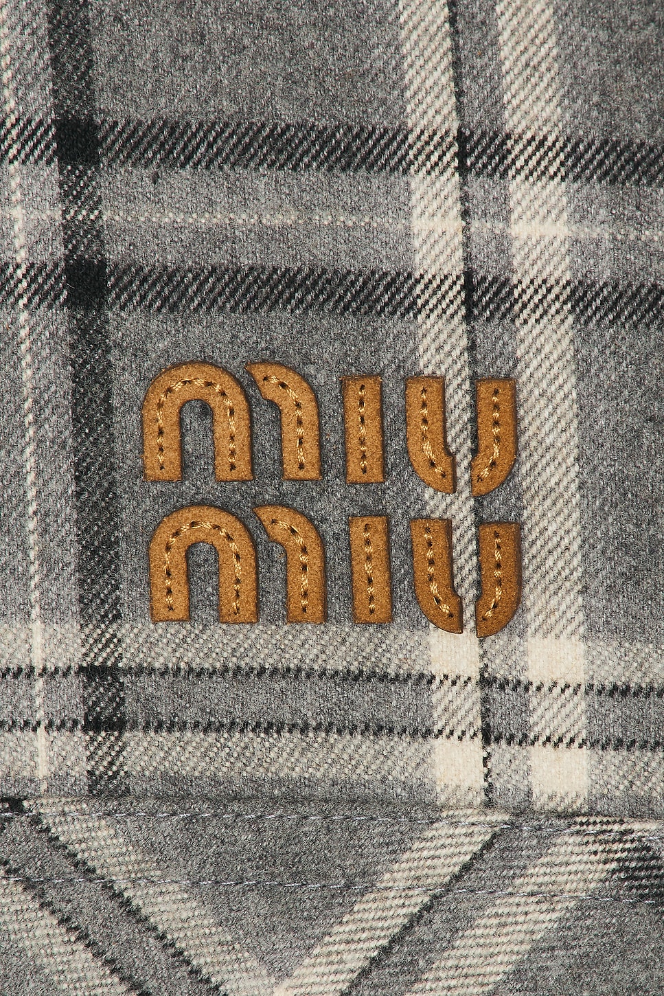 Miu Miu - Flanella Check Shirt | Plush