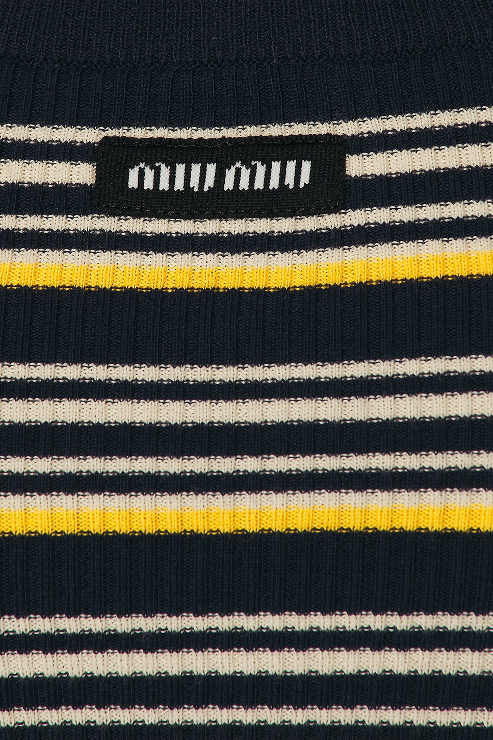 Miu Miu - Striped Tank Top | Plush