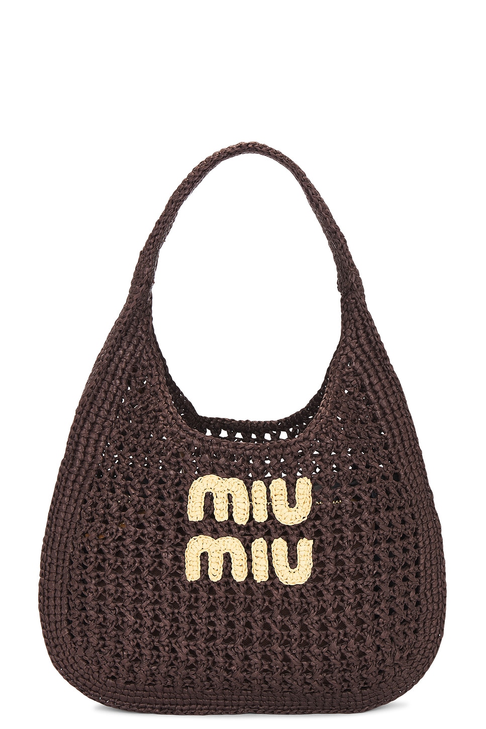 Miu Miu Crochet Rete Hobo Bag