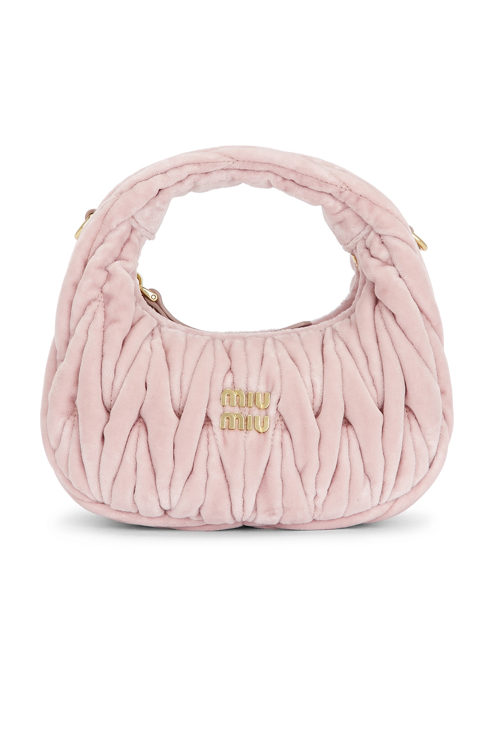 Miu Miu Wander Hobo Bag In Brown