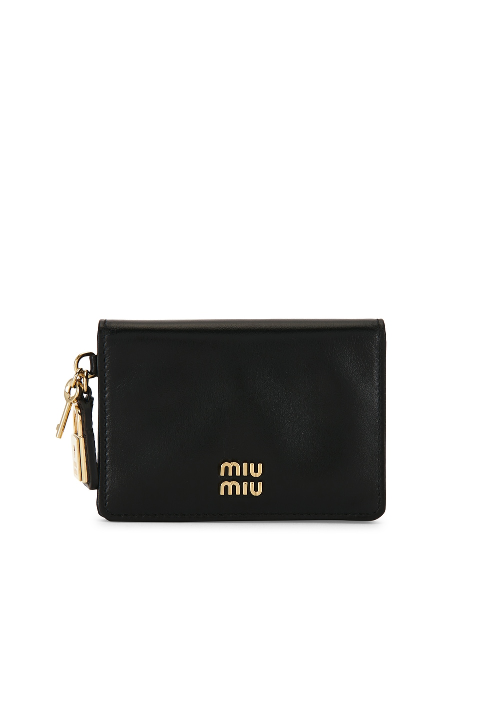 Miu Miu Softy Lux Lock Card Holder