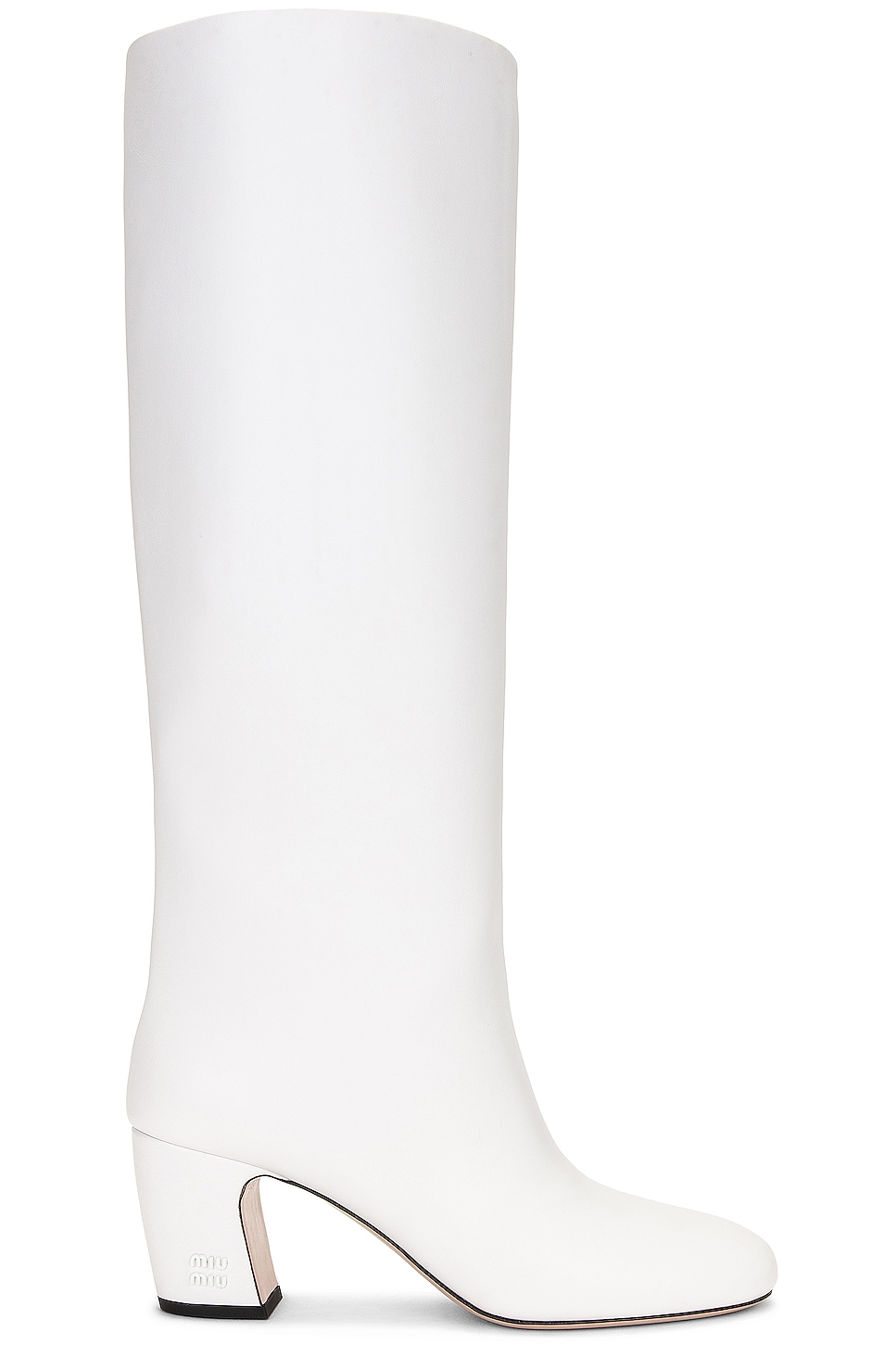 Image 1 of Miu Miu Heel Boot in Bianco